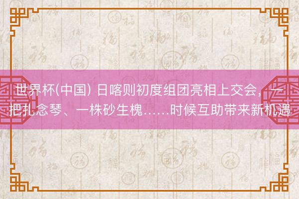 世界杯(中国) 日喀则初度组团亮相上交会，一把扎念琴、一株砂生槐……时候互助带来新机遇