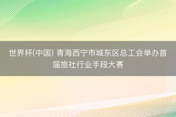世界杯(中国) 青海西宁市城东区总工会举办首届旅社行业手段大赛